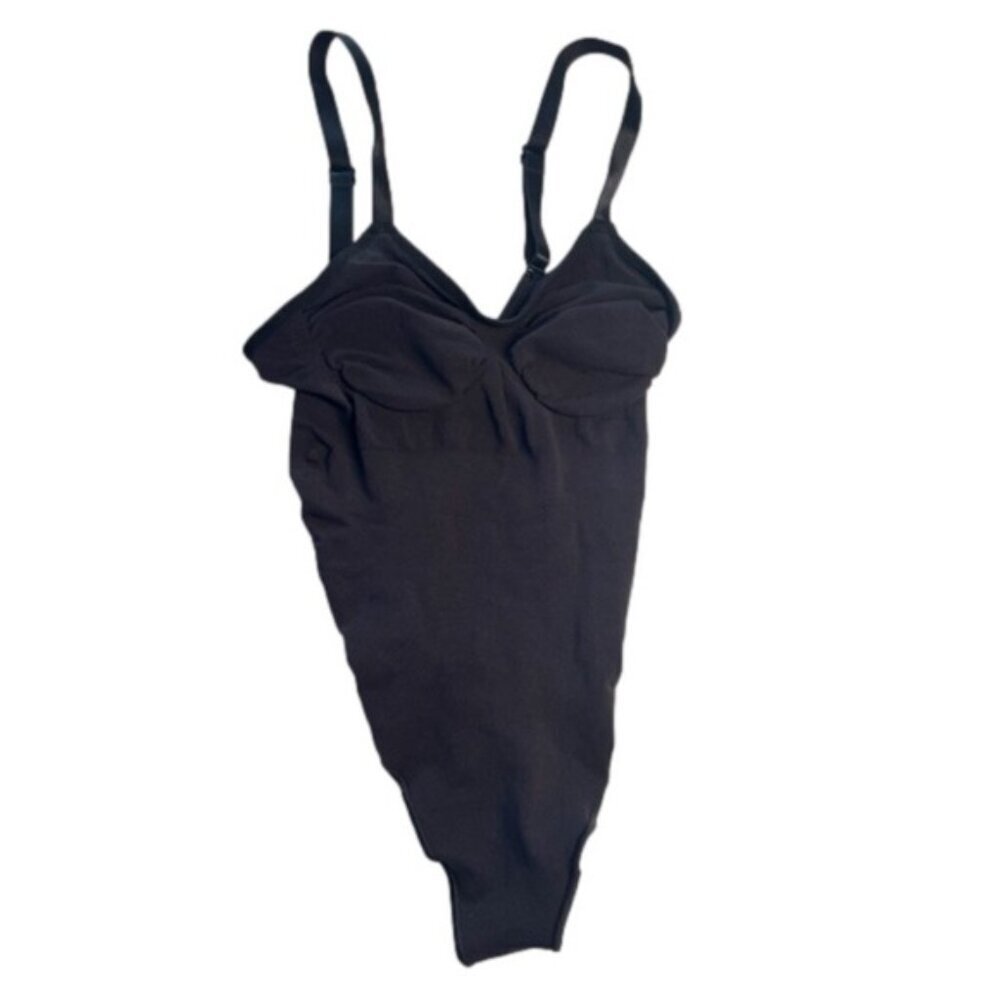 SKIMS Sculpting Thong Bodysuit Onyx Black XL (US 16) NWOT MSRP $70